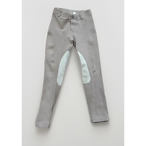 The Unbranded Brand Pants - Tan Riding Breeches Horse Knee Patch Pants Kids Size 10